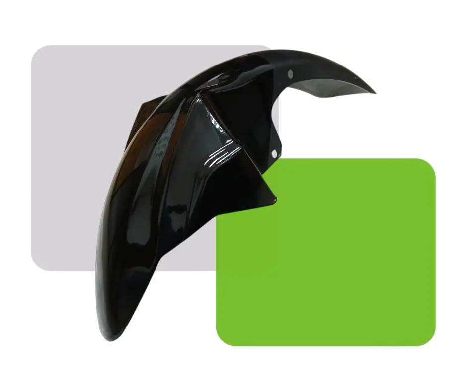 GUARDAFANGO DELANTERO E-AR150 NEGRO