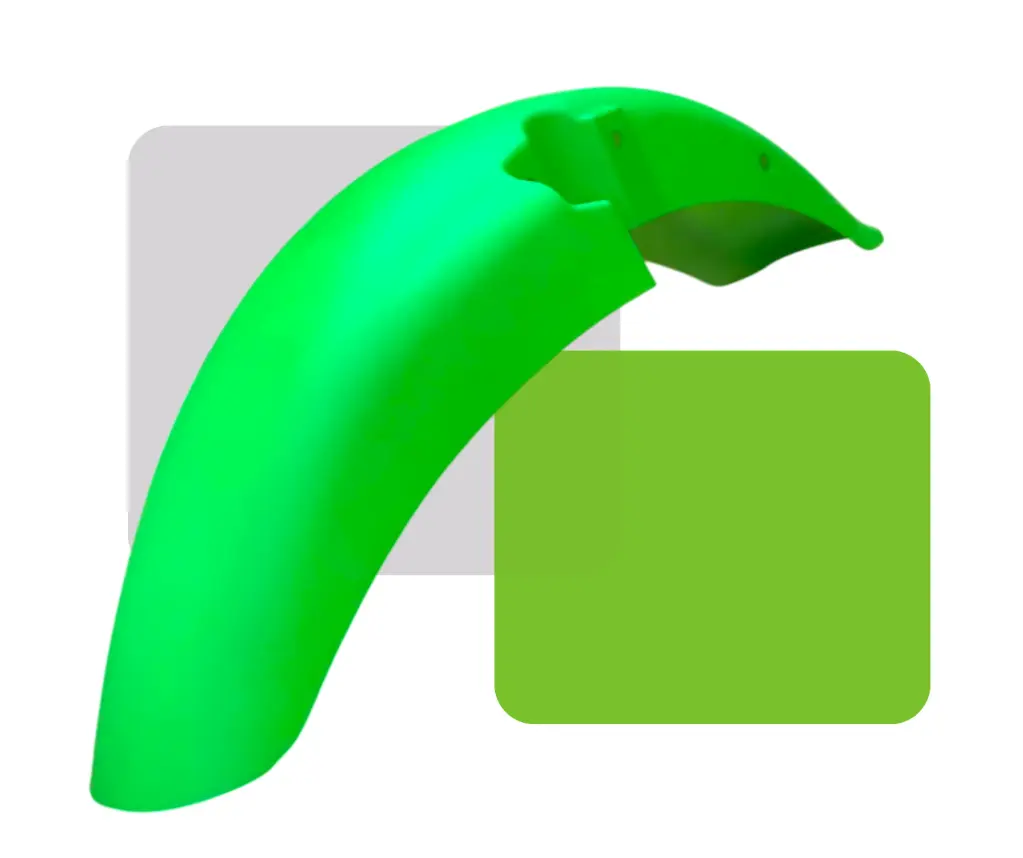 GUARDAFANGO B-SV150 VERDE FLUORESCENTE