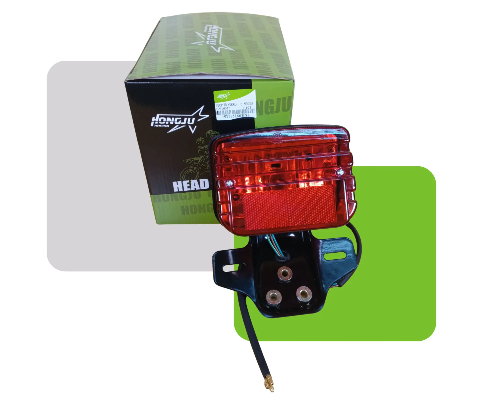 [HV26025] STOP TRASERO CG150/B-SO150