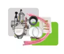 CARBURADOR RACING CORTINA PLANA PWK30