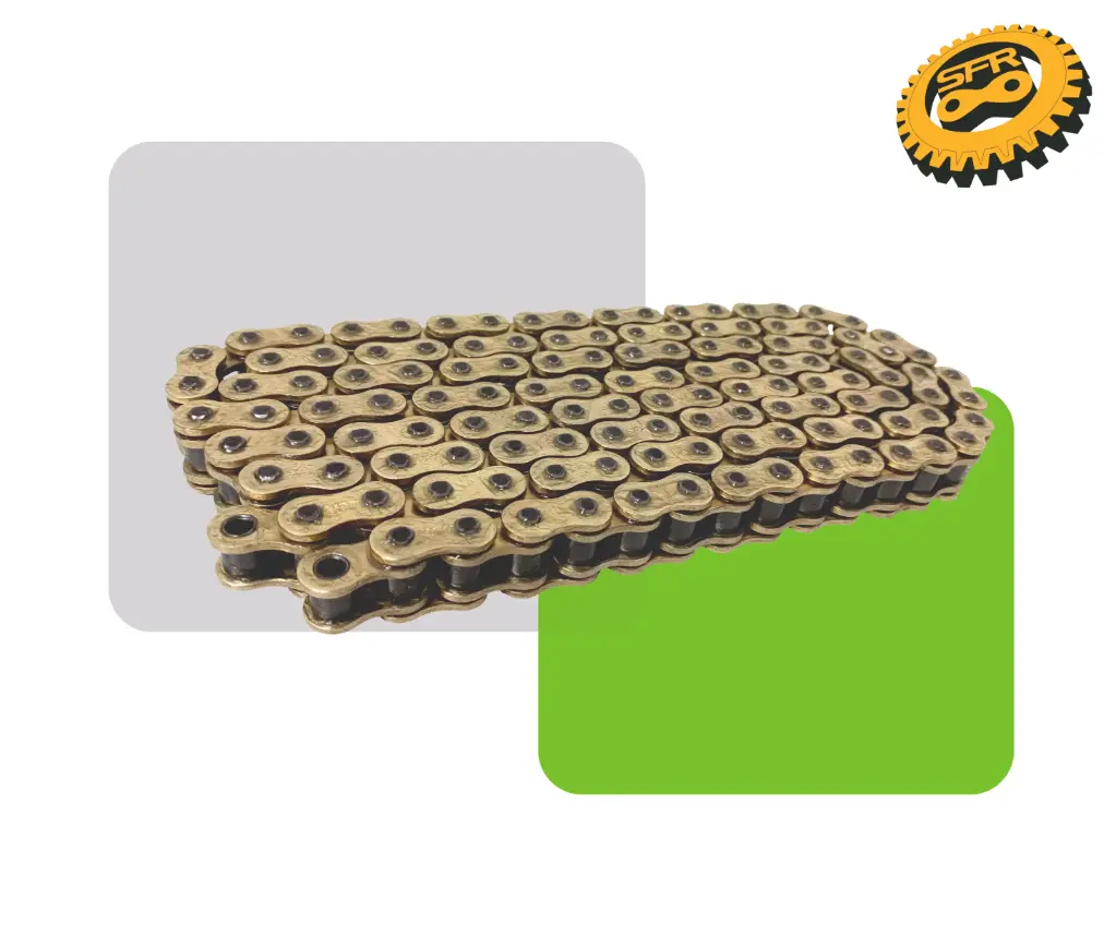 [HV50029] CADENA O-RING 428H-128L DORADO MARCA SFR