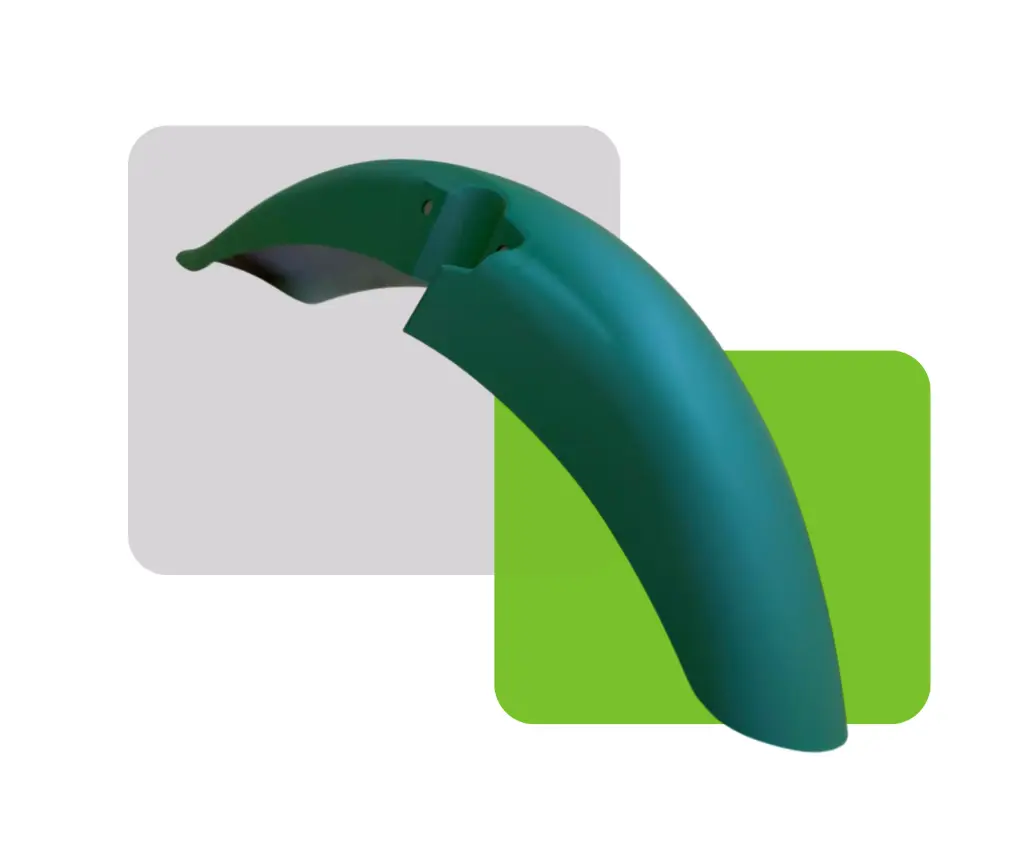 [HV15041-VM] GUARDAFANGO DELANTERO B-SV150 VERDE MILITAR