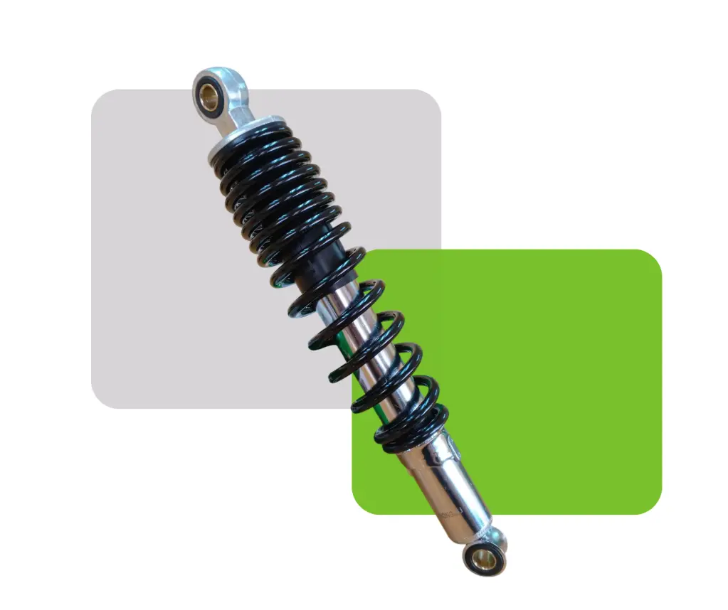 JUEGO DE AMORTIGUADOR REFORZADO NEGRO E-HO150