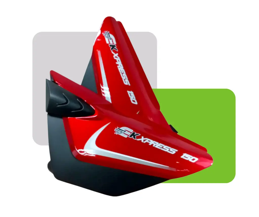 [HV25026] TAPAS LATERALES E-EX150 ROJO