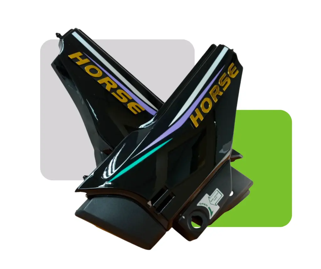 [HV25015] TAPAS LATERALES E-HO150 RAYA LOCA NEGRO