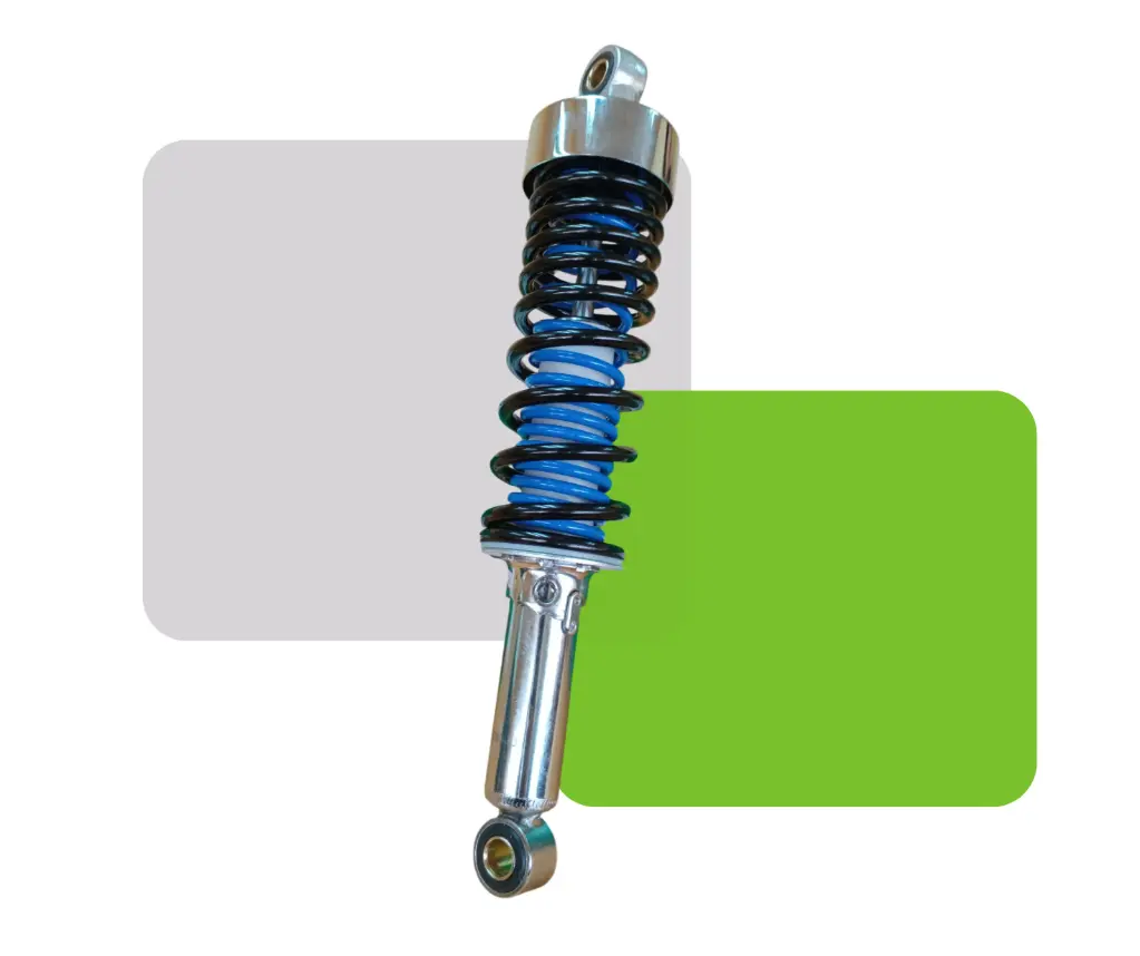 [HV46044] AMORTIGUADOR REFORZADO DOBLE ESPIRAL AZUL B-SV150 