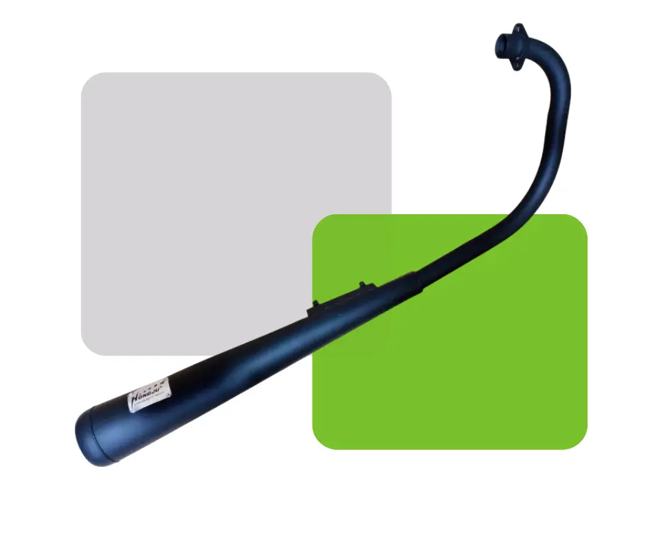 [HV44019] TUBO DE ESCAPE B-SV150 NEGRO MATE (28MM)