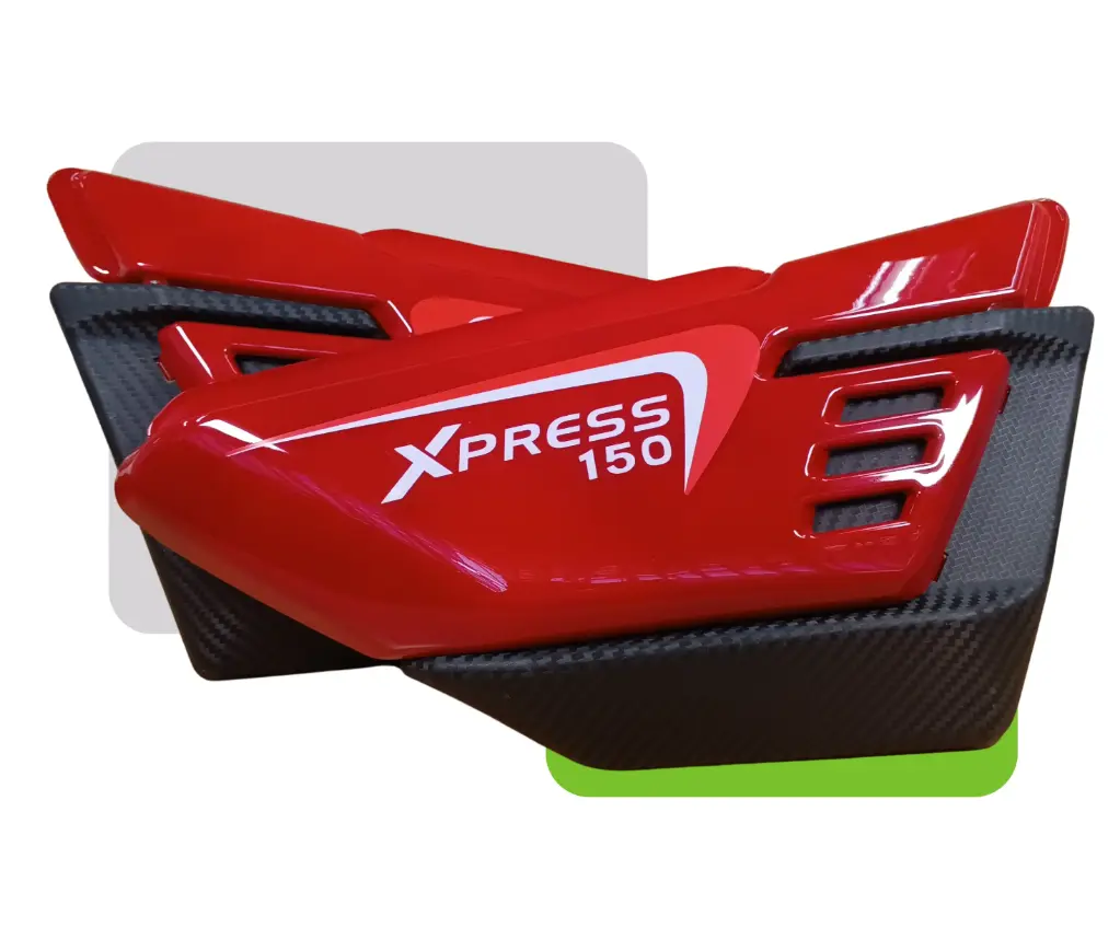 [HV25038] TAPAS LATERALES E-EX150-2 ROJO
