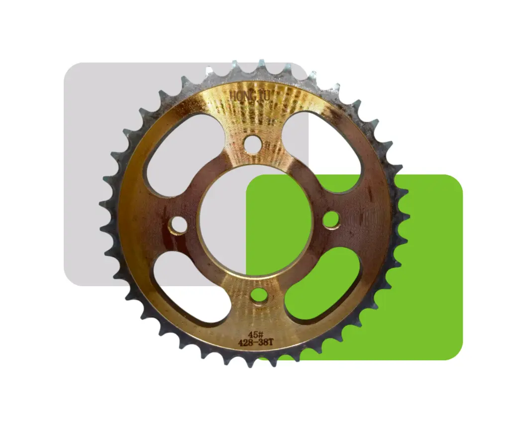 CORONA RIN PALETA DORADA CARBONIZADA 37T M-AG150