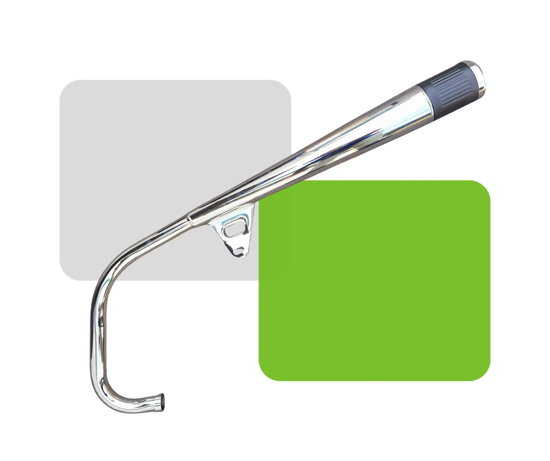 TUBO DE ESCAPE CROMADO  E-HO150-RL
