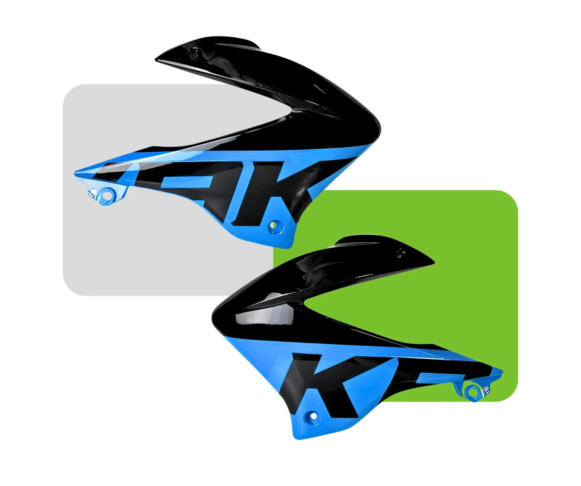 TAPAS DE TANQUE B-K150K AZUL CON NEGRO