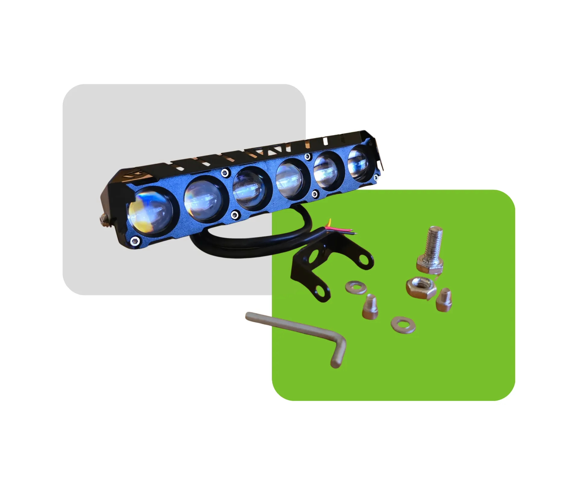 LUZ EXPLORADORA 6 FOCOS 24V